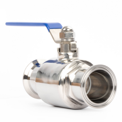 2" Tri Clamp Ball Valve 304 Stainless Steel (2" Tube OD) with 2 Silicone Gaskets