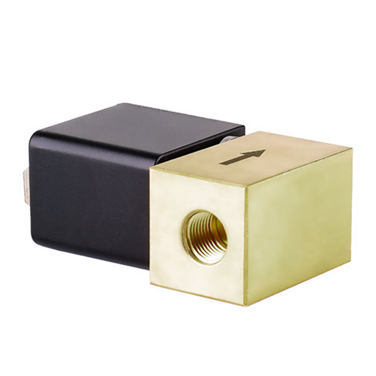 Direct Acting Proportional Solenoid Valve - 1/8" Brass, High Pressure Differential, 24V DC, Normally Closed, VITON Seal