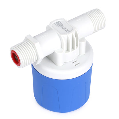Automatisk vandflyderventilsæt – justerbar top-/sideindløb, 1/2", 3/4", 1" adaptere – 2-pak