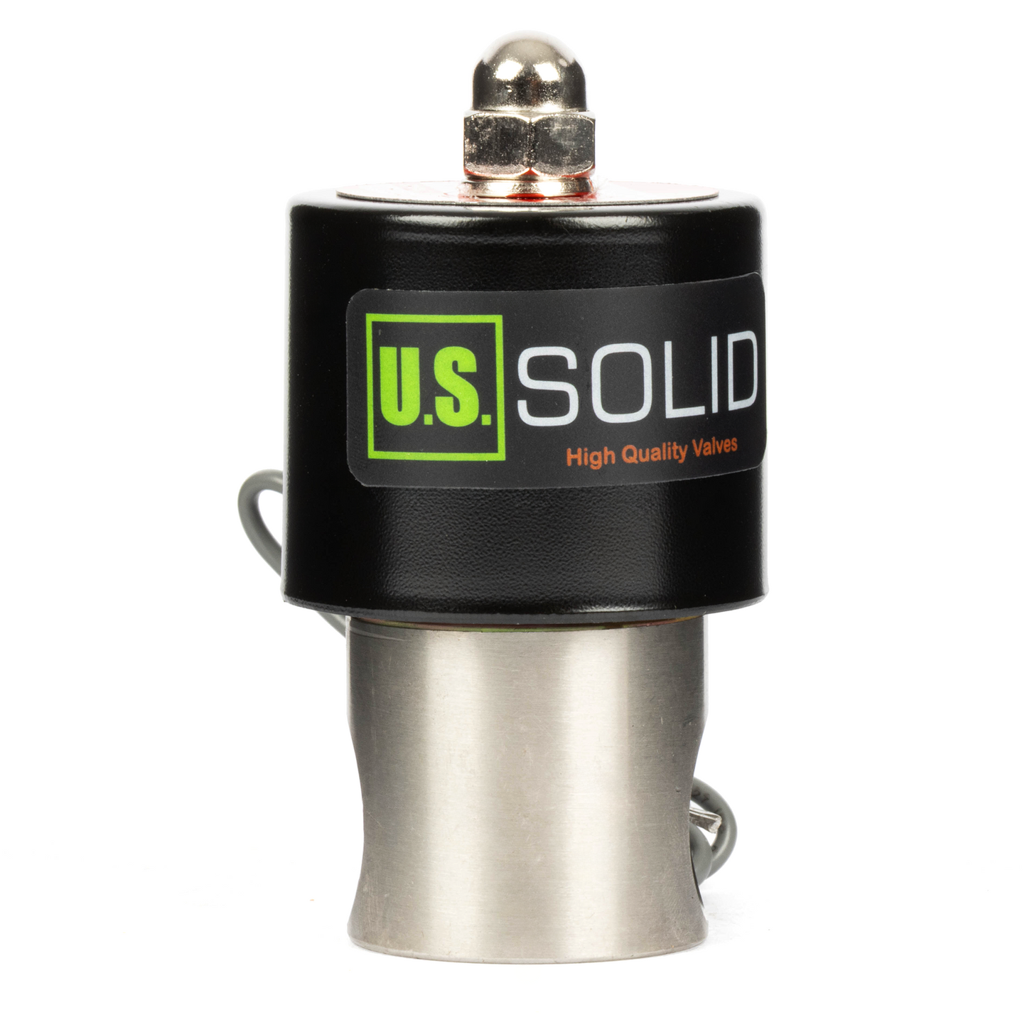 3/8" Stainless Steel Solenoid Valve - 24V DC Normally Closed, Viton Seal