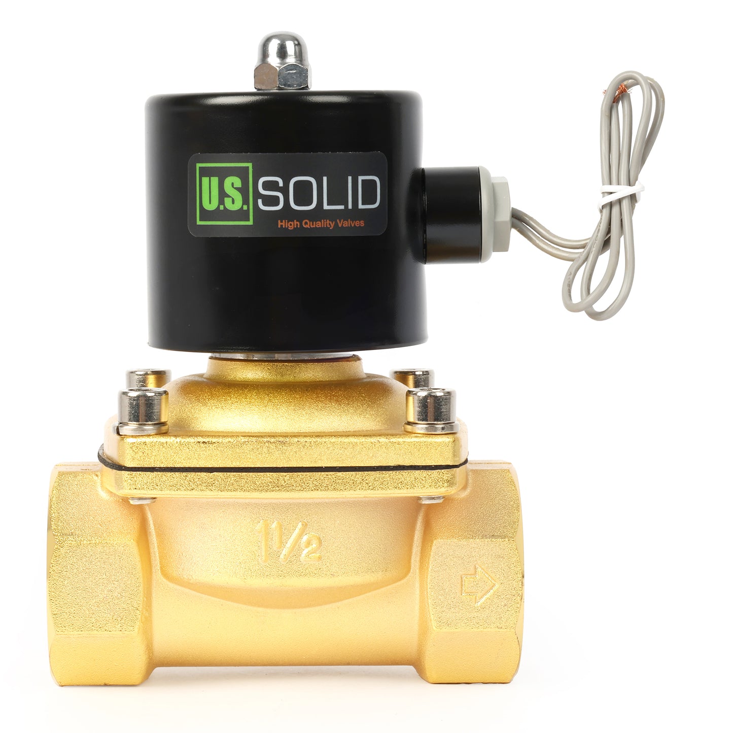 1-1/2" Zinc-Alloy Solenoid Valve - 110V AC, NBR Seal, Normally Closed