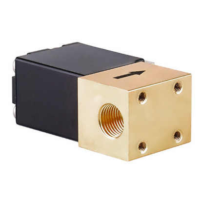 Direct Acting Proportional Solenoid Valve - 1/8" Brass, 24V DC, Normally Closed, VITON Seal