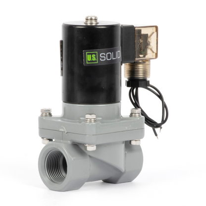 Korozyona Dayanıklı Solenoid Vana - 3/4" CPVC, 12V DC, Normalde Kapalı, VITON Conta