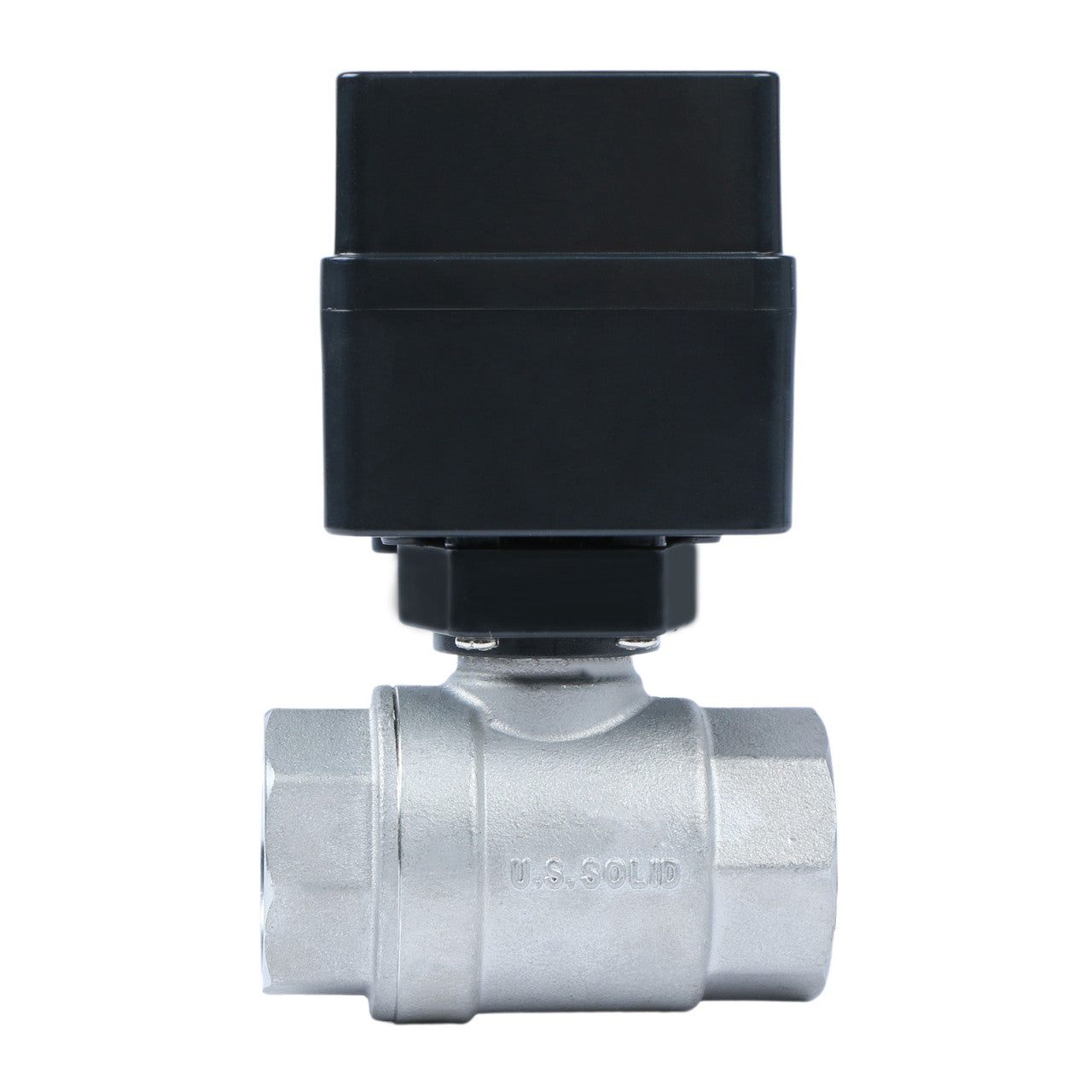 3/4" Motorized Ball Valve - Stainless Steel Electric Ball Valve with 3 Indicator Lights - 2 Wire Auto Return, Normally Open, 9-36V AC/DC by U.S. Solid