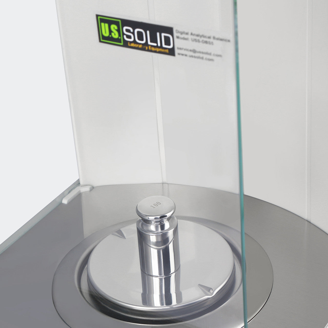 U.S. Solid 110 x 0.0001g Analytical Balance - Density and Dynamic Weighing, 0.1 mg Lab Balance Digital Precision Scale