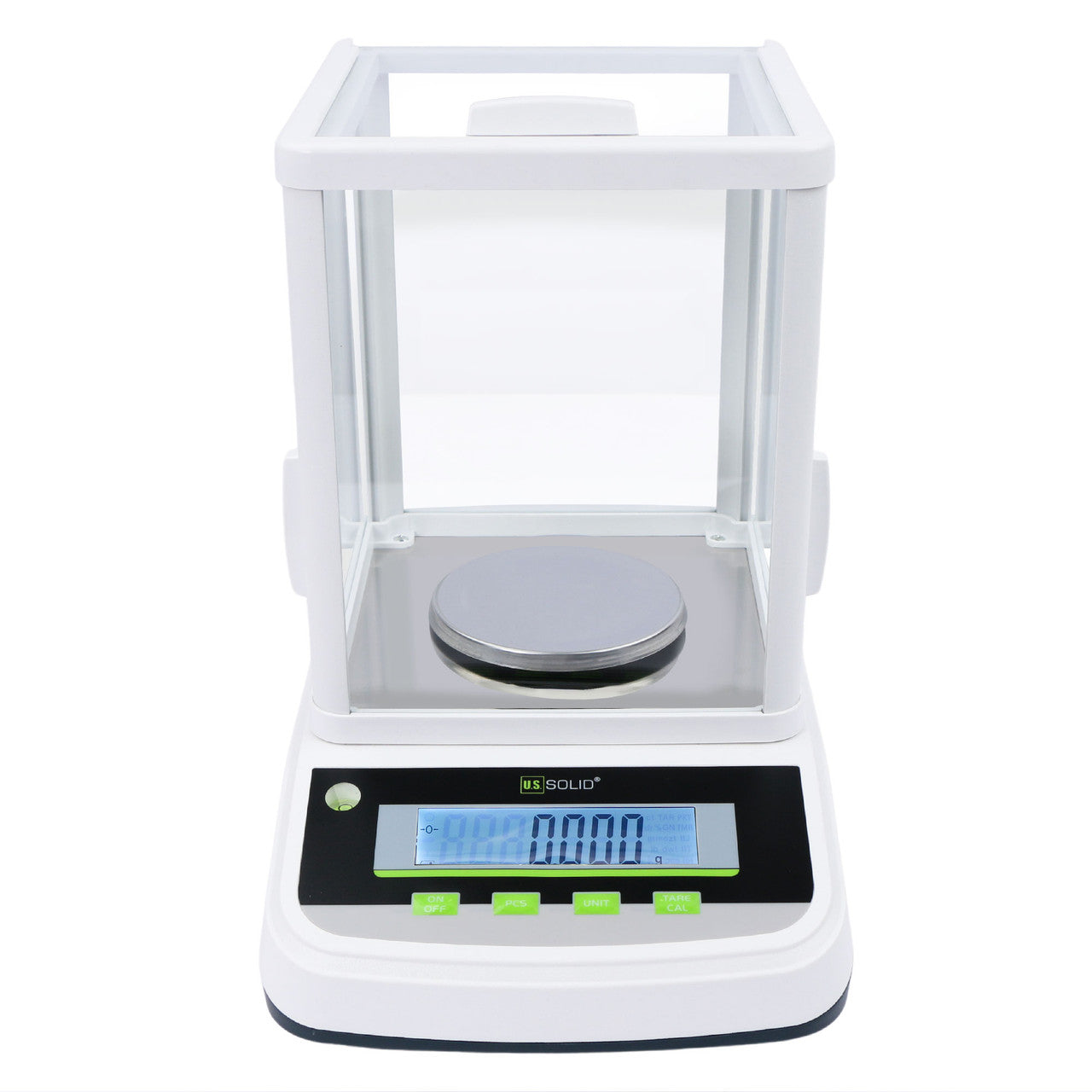 U.S. Solid 100 x 0.001g Analytical Balance, 1 mg Digital Precision Lab Scale with 2 LCD Screens, RS232 and USB Interface