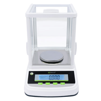 U.S. Solid 100 x 0.001g Analytical Balance, 1 mg Digital Precision Lab Scale with 2 LCD Screens, RS232 and USB Interface