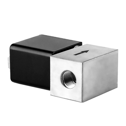 Direct Acting Proportional Solenoid Valve - 1/8" 316 Stainless Steel, Low Pressure Differential, 24V DC, Normally Closed, VITON Seal