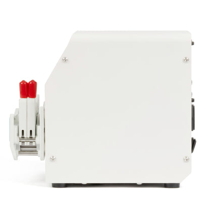 Compact Peristaltic Pump with Timer - Speed-Adjustable Single/Dual/Triple Channel (10-Rroller, 0.0002-48 mL/min)