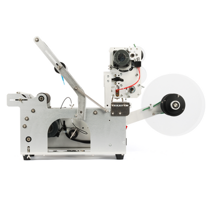 Semi-Automatic Round Bottle Labeling and Coding Machine