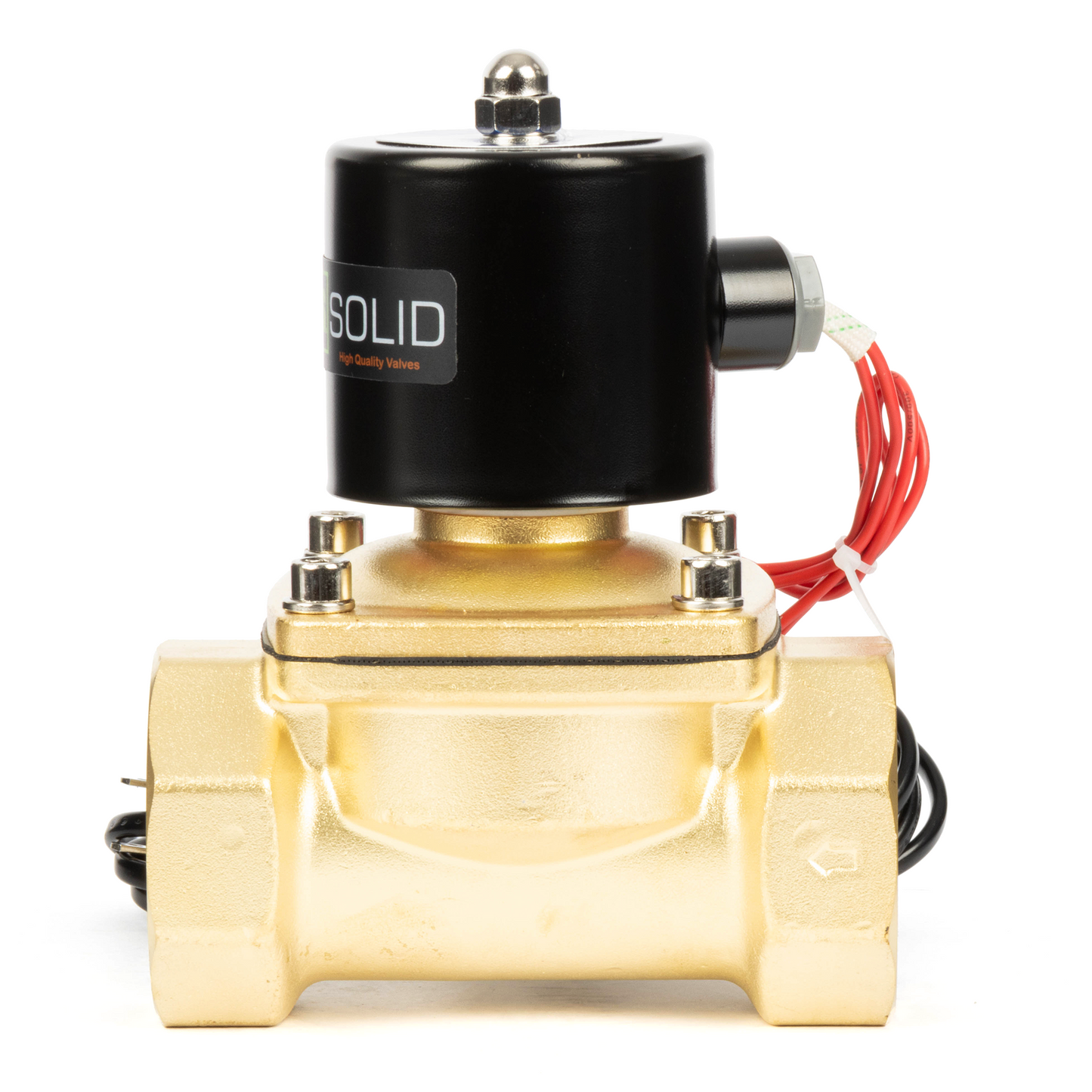 Brass Solenoid Valve 2" - 110V AC Smart Wi-Fi APP-Controlled Normally Closed
