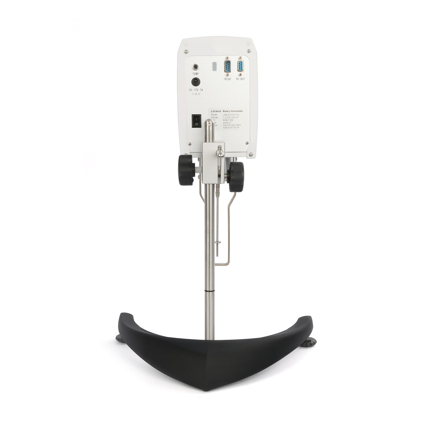 Rotary Viscometer - 10-2,000,000cP,  Digital LCD Display, 37 Speeds, Auto Scan, Printer/PC Interface
