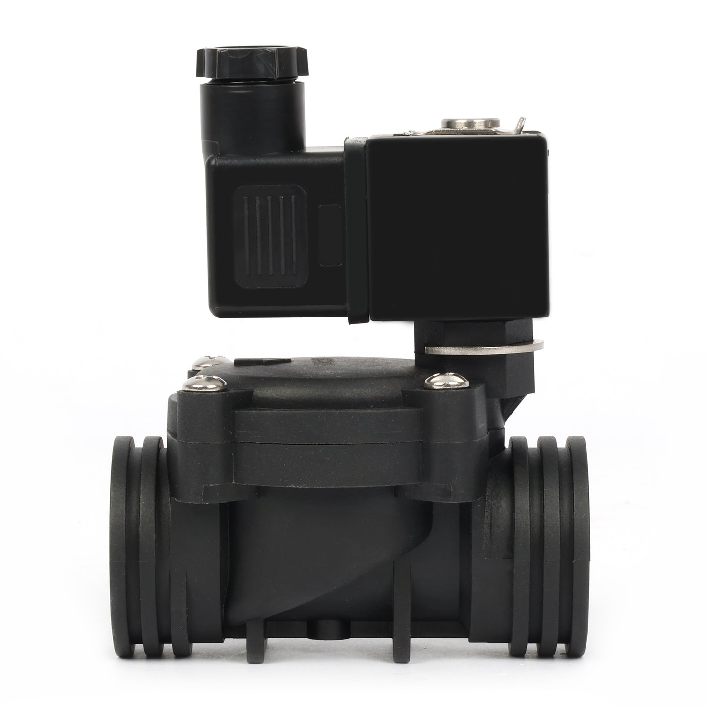 1/2인치 스테인리스 스틸 솔레노이드 밸브 - 110V/220V AC, 상시 개방형, 4.4-232 PSI, VITON 씰