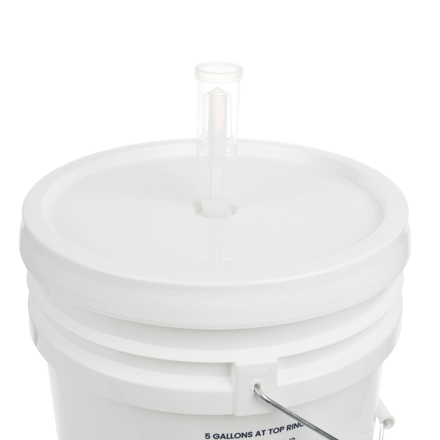 5갤런 플라스틱 발효기 - 식품 등급 발효 버킷 홈 양조 발효기, 수도꼭지 및 3피스 에어락 포함