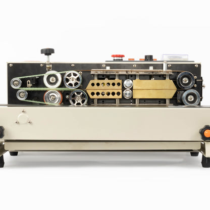 Horizontal Continuous Bag Band Sealer Extra Wide 0.98" Sealing Machine