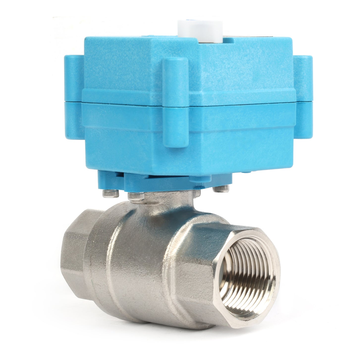 Vanne à boisseau sphérique motorisée en laiton 3/4" - Vanne à boisseau sphérique électrique 110 V CA, retour automatique, normalement fermée