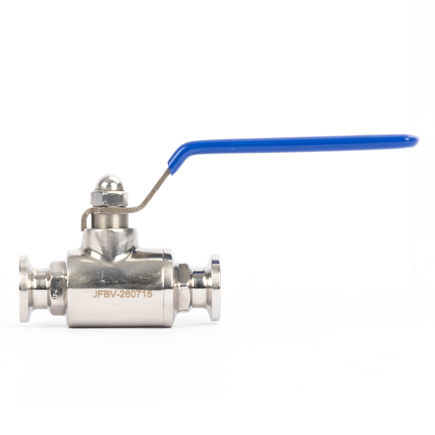1/2" Tri Clamp Ball Valve 304 Stainless Steel (1/2" Tube OD) with 2 Silicone Gaskets