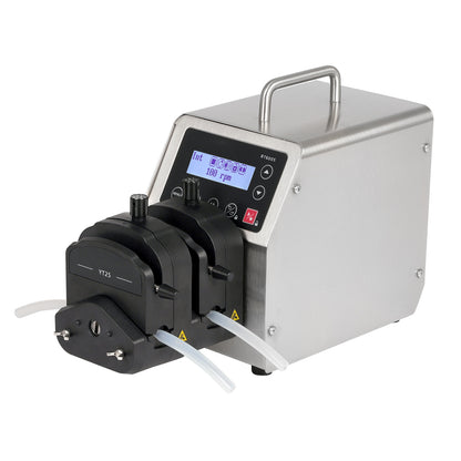 Speed-Variable Type Peristaltic Pump - Dual Channel (0.024–3000 mL/min), Stainless Steel Housing