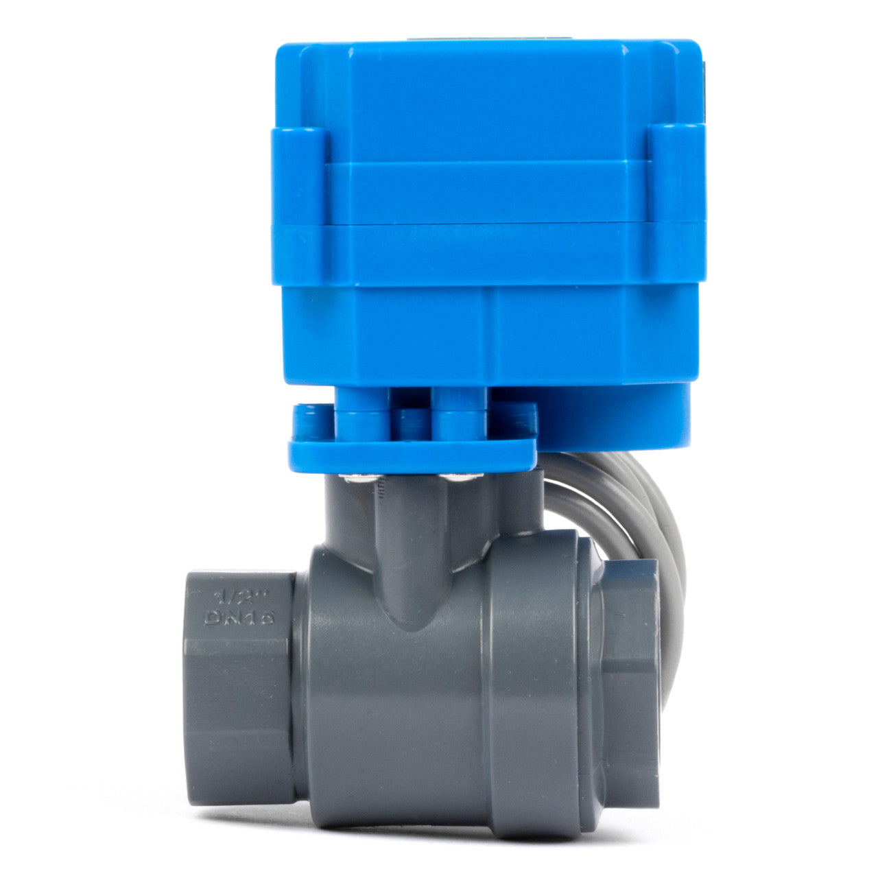 1” UPVC Motorized Ball Valve - 110V AC Plastic Electrical Ball Valve with Full Port, 2 Wire Auto Return, Normally Closed