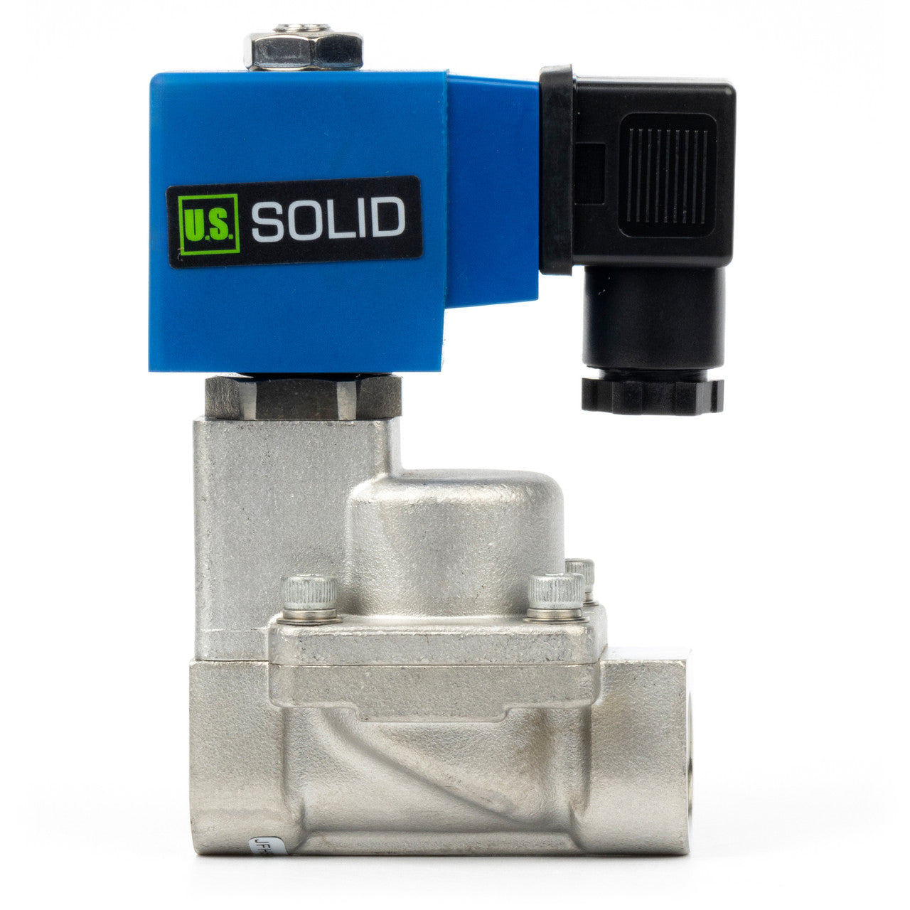 High Pressure Solenoid Valve - 1/2" Stainless Steel 100 bar, 24V DC High-Pressure High-Temperature Resistance Solenoid Valve, 248℉