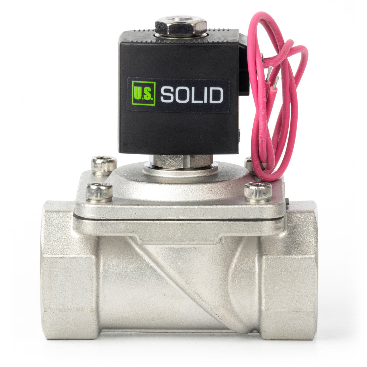 1-1/4" Solenoid Valve - Stainless Steel 110V AC Normally Closed with Viton Seal