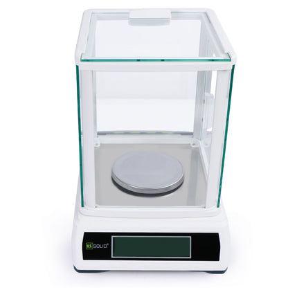 U.S. Solid 100 x 0.001g Analytical Balance, 1 mg Digital Precision Lab Scale with 2 LCD Screens, RS232 and USB Interface