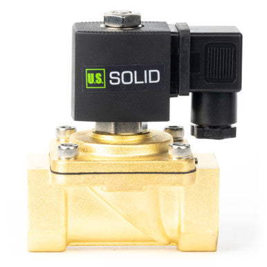 1" Solenoid Valve - Brass110V AC Normally Closed with Viton Seal, Junction Box Type