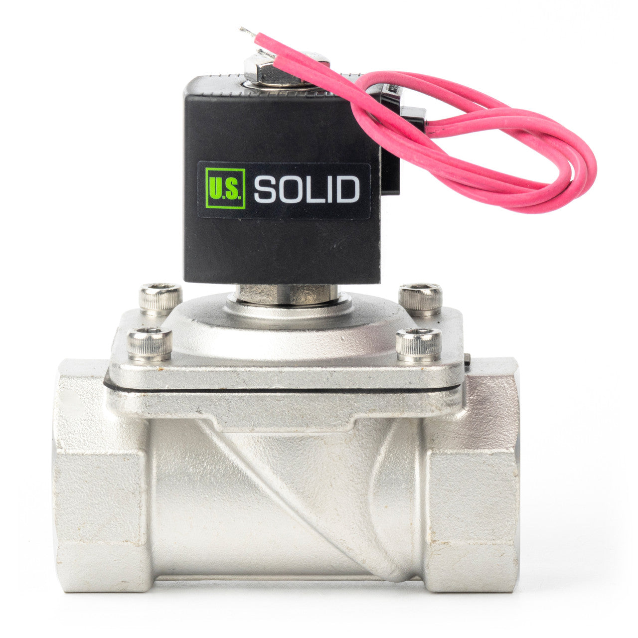 1-1/4" Solenoid Valve - Stainless Steel 12V DC Normally Closed with Viton Seal