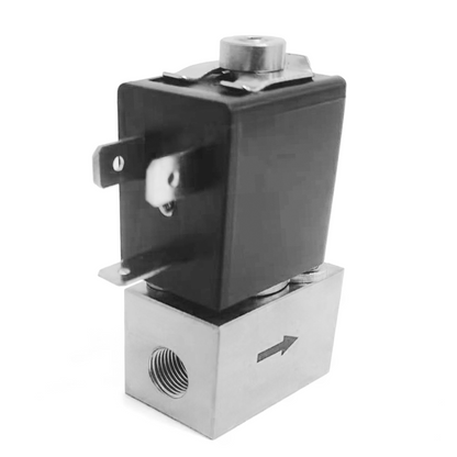 Direct Acting Proportional Solenoid Valve - 1/8" 316 Stainless Steel, High Pressure Differential, 24V DC, Normally Closed, VITON Seal