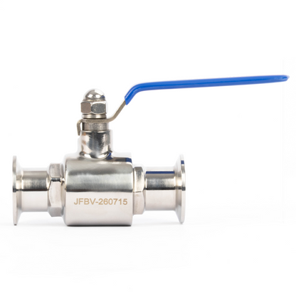 1-1/2" Tri Clamp Ball Valve 304 Stainless Steel (1-1/4" Tube OD) with 2 Silicone Gaskets