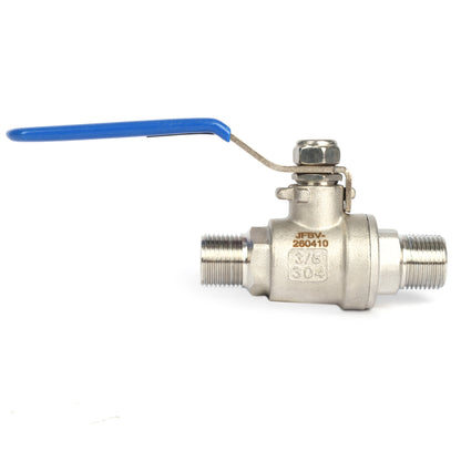1/2" Kugelventil aus Edelstahl 304 mit Außengewinde