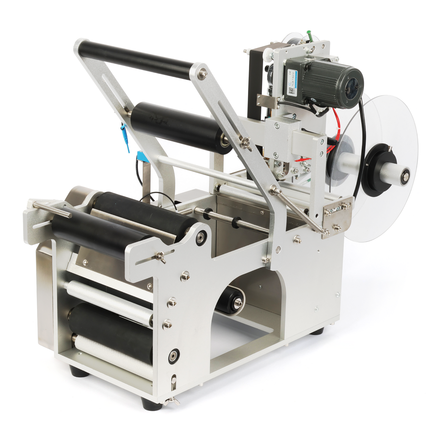 Semi-Automatic Round Bottle Labeling and Coding Machine