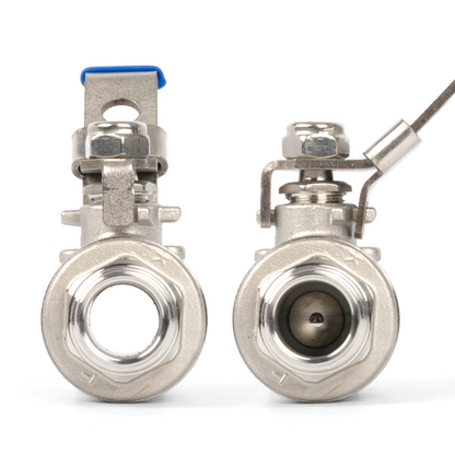 1/2" Ball Valve – Male x Female 316 Stainless Steel Heavy Duty, 1000WOG, Full Port with Anti-Misoperation Lock