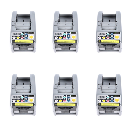 U.S. Solid Automatic Tape Dispenser Electric Tape Cutter ZCUT-9/JF-3000(6 PCS)