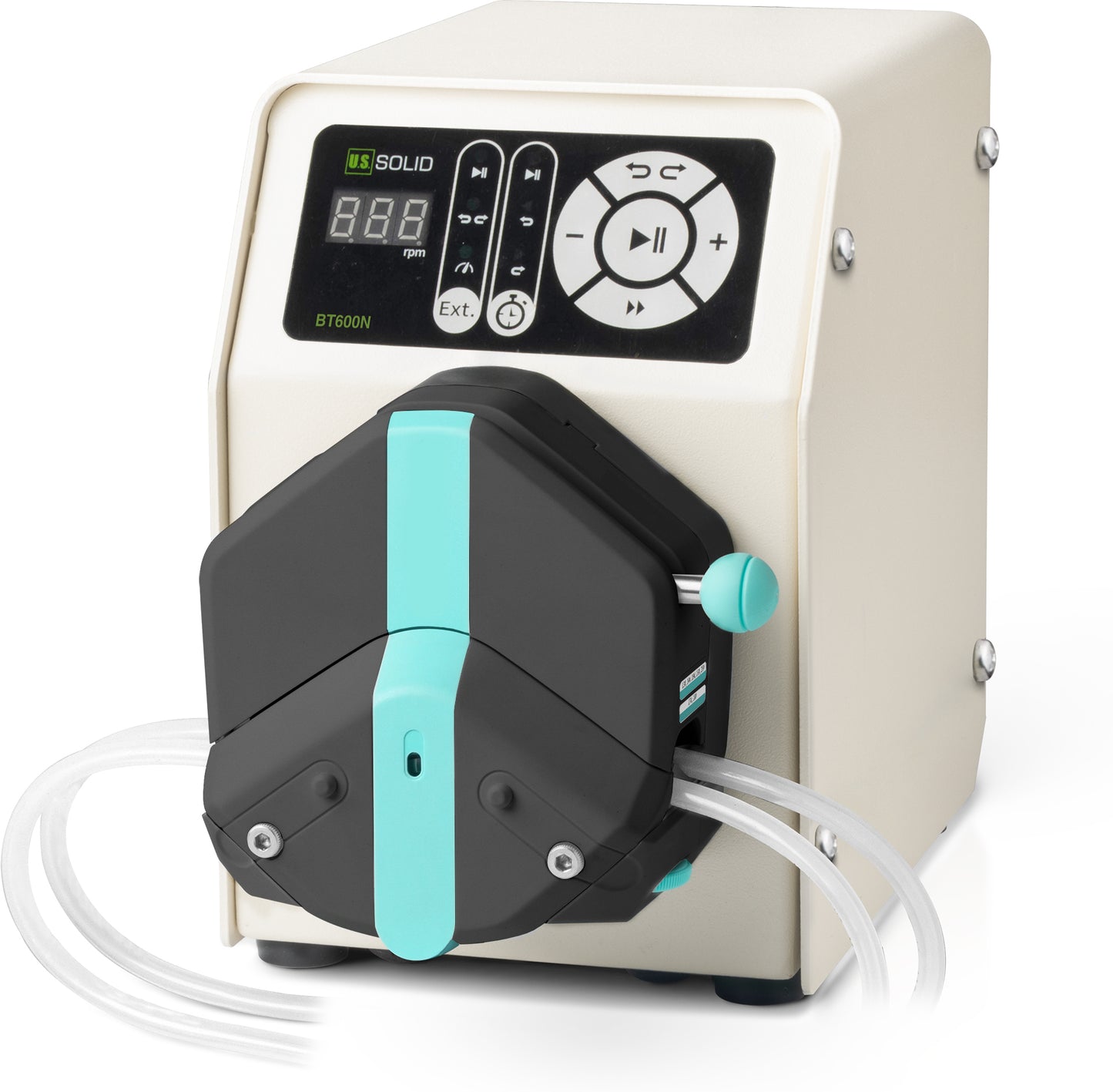 Compact Peristaltic Pump with Timer - Speed-Adjustable Dual Channel ( 0.0053-1180 mL/min)