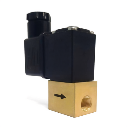 Direct Acting Proportional Solenoid Valve - 1/8" Brass, 24V DC, Normally Closed, VITON Seal