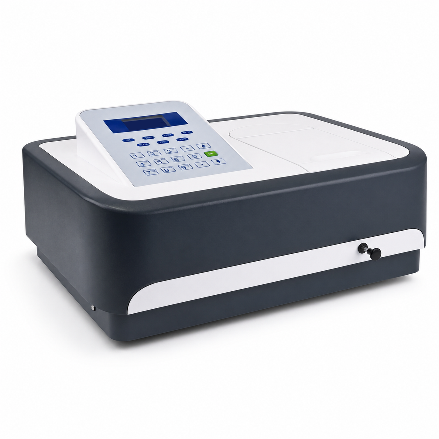 UV-Vis-Spektrophotometer, optisches Einstrahlsystem mit Verhältnisdetektion, 190–1100 nm, USB