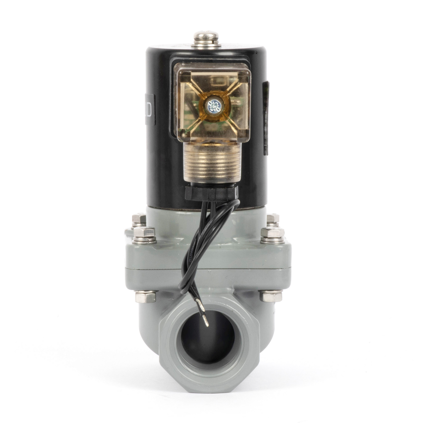 Korozyona Dayanıklı Solenoid Vana - 3/4" CPVC, 12V DC, Normalde Kapalı, VITON Conta