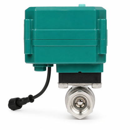WiFi Smart vattenläckagedetektering och skyddssystem - 1/2" Smart motoriserad kulventil i rostfritt stål med 3 WiFi-sensorer