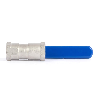 Valvola a sfera da 1/2" - Valvola a sfera femmina in acciaio inossidabile 316, passaggio completo