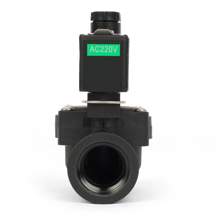 1/2인치 스테인리스 스틸 솔레노이드 밸브 - 110V/220V AC, 상시 개방형, 4.4-232 PSI, VITON 씰