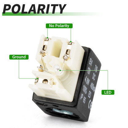 U.S. Solid 1/4인치 3방향 2위치 공압 솔레노이드 밸브, DC 12V, 상시 닫힘, 부속품 및 소음기 포함