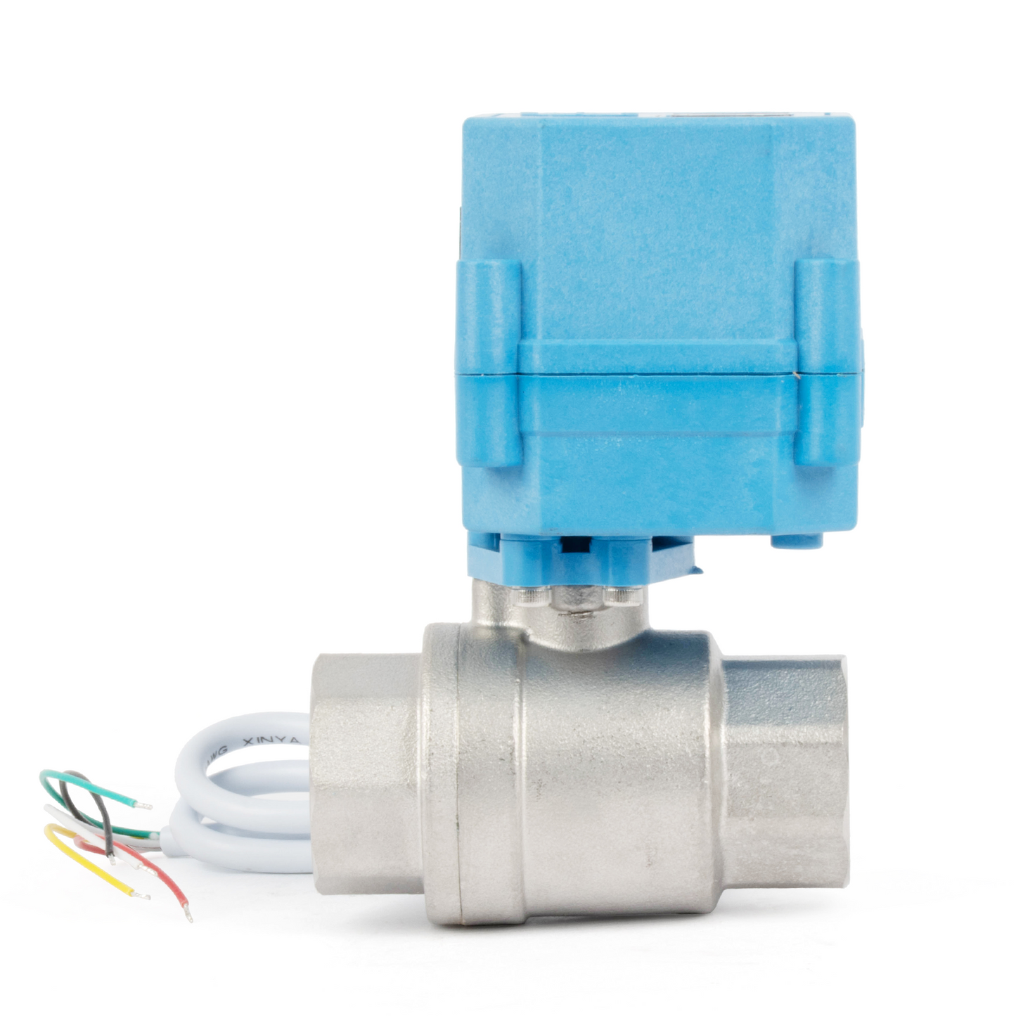 Injap Bola Bermotor Berkadar 3/4" - Keluli Tahan Karat, DC 9–24V, 5-Wayar dengan Penunjuk Kedudukan, IP67, Port Penuh