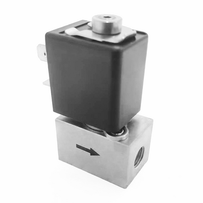 Direct Acting Proportional Solenoid Valve - 1/8" 316 Stainless Steel, Low Pressure Differential, 24V DC, Normally Closed, VITON Seal