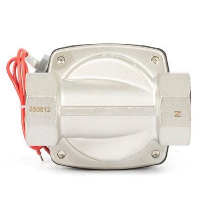 1-1/4" Stainless Steel Solenoid Valve - 24V DC Normally Closed, Viton Seal