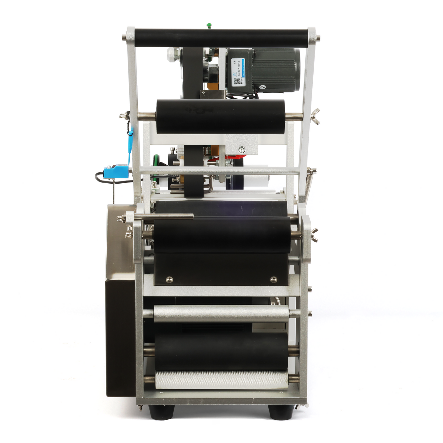 Semi-Automatic Round Bottle Labeling and Coding Machine