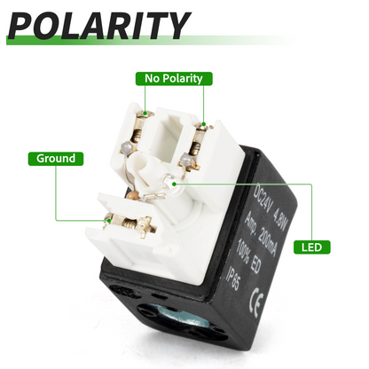 U.S. Solid 1/4인치 5방향 2위치 공압 솔레노이드 밸브, DC 24V, 상시 닫힘, 부속품 및 소음기 포함