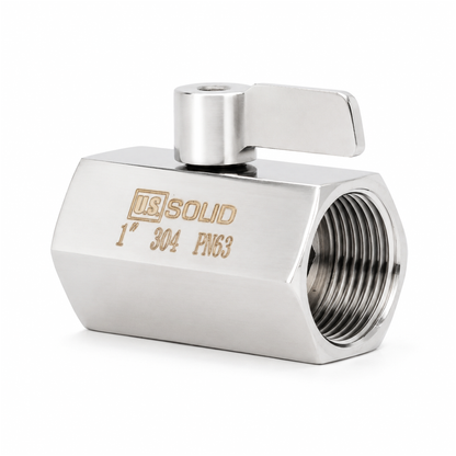 1" Mini Ball Valve 304 Stainless Steel Female Thread 2PCS