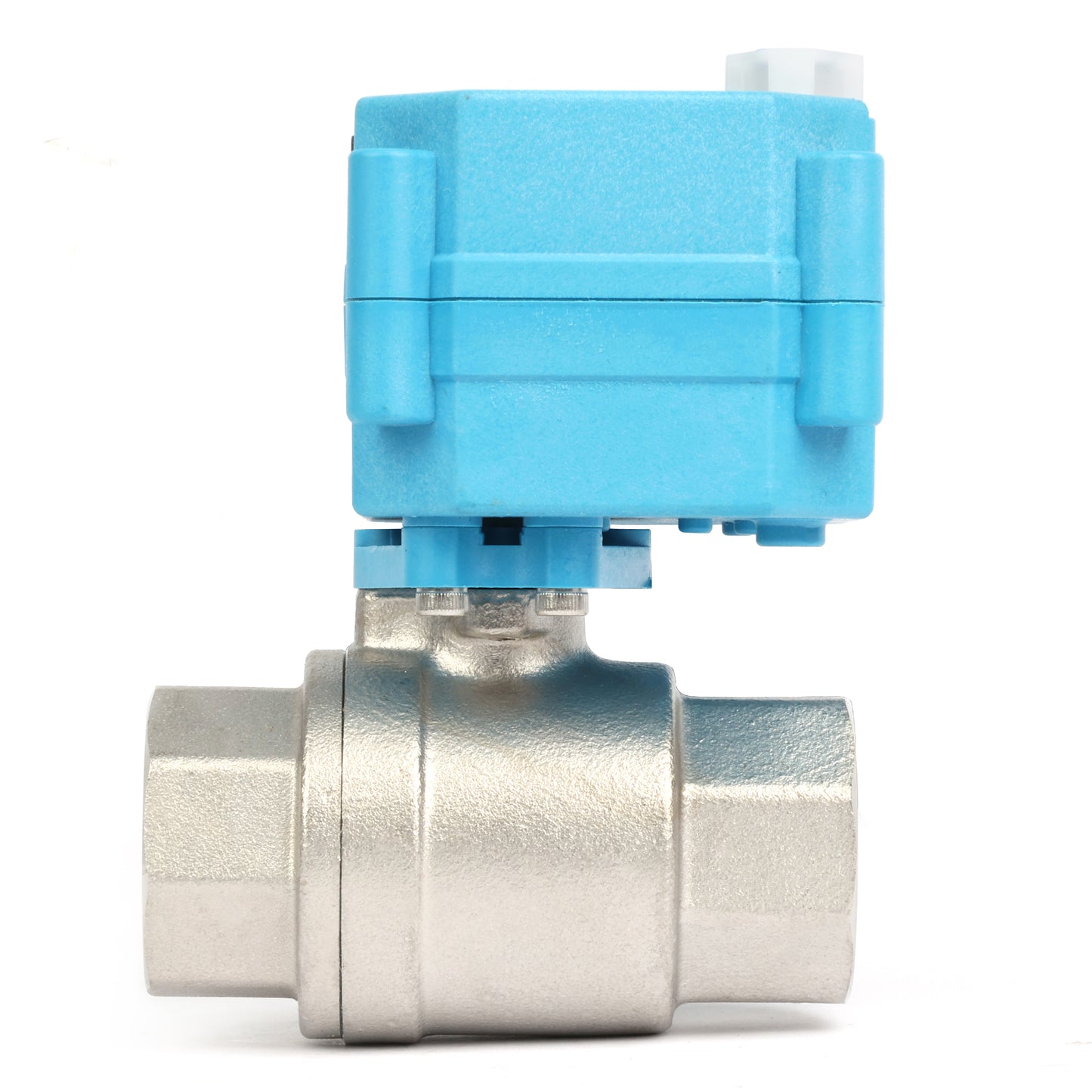 Vanne à boisseau sphérique motorisée en laiton 3/4" - Vanne à boisseau sphérique électrique 110 V CA, retour automatique, normalement fermée