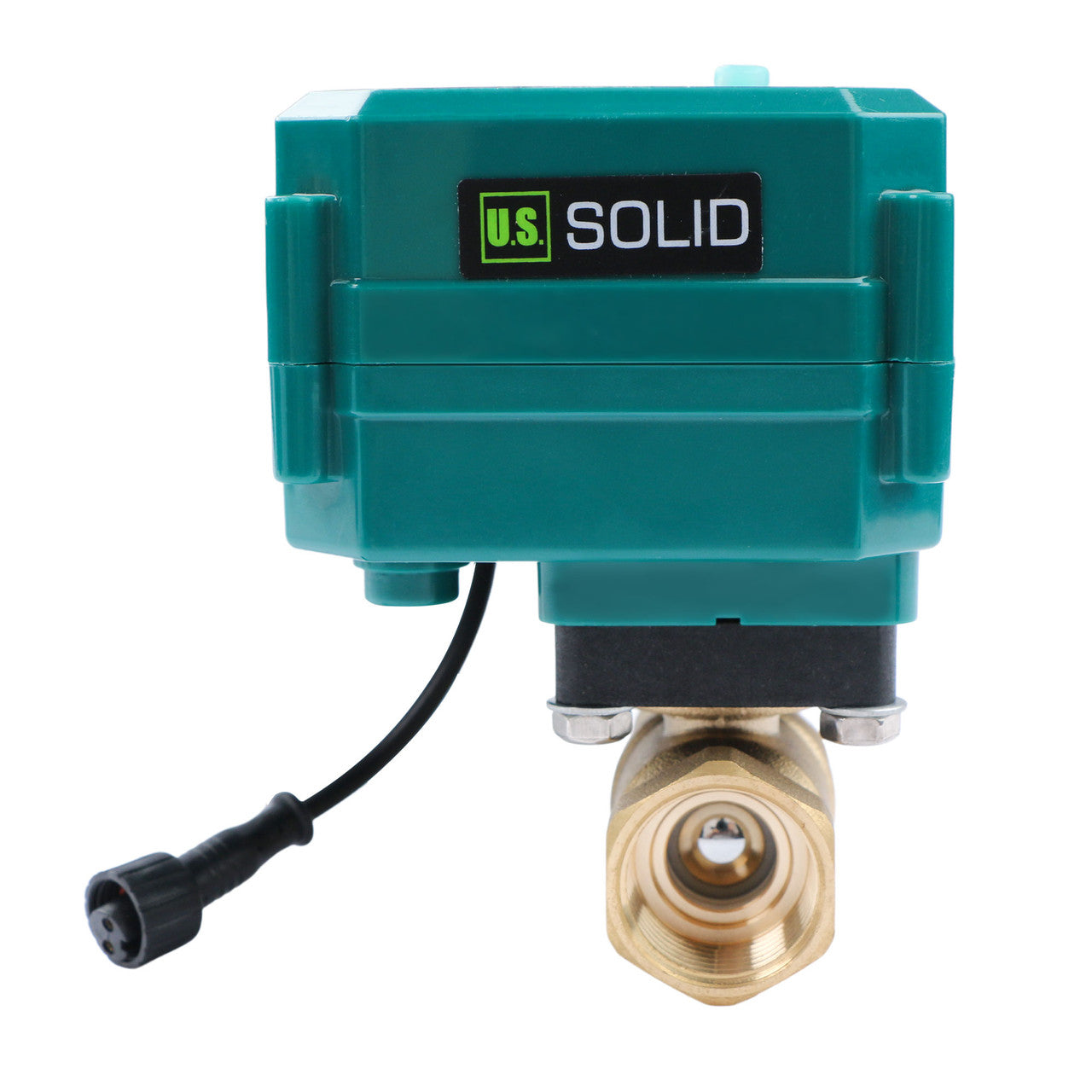 3/4” Smart Motorized Ball Valve – Remote Control Brass Electrical Ball Valve with Manual Switch, 5V DC USB